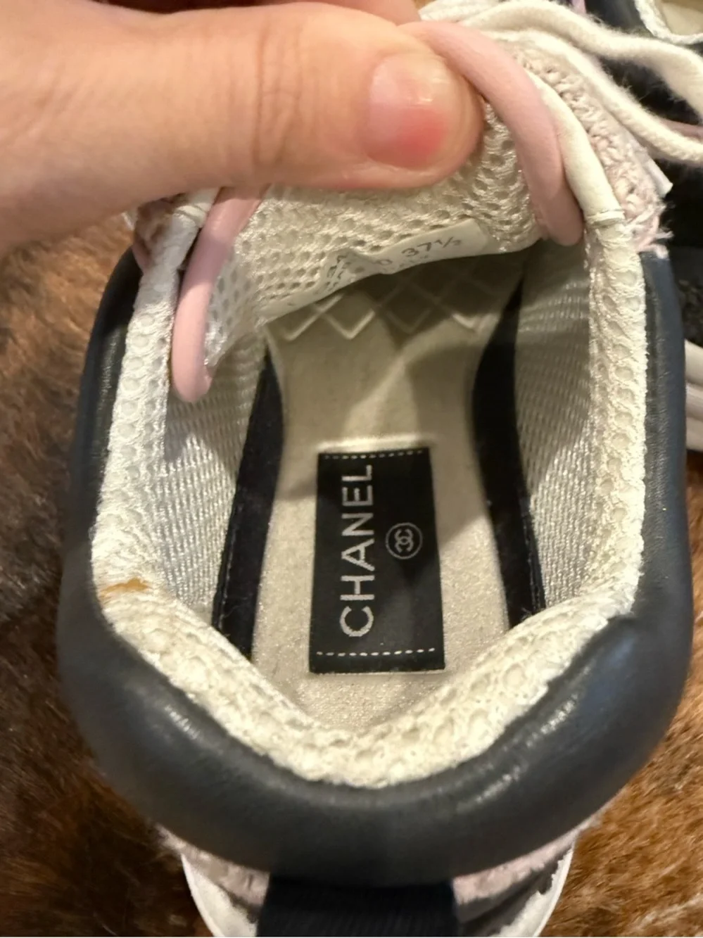 CHANEL size shown these